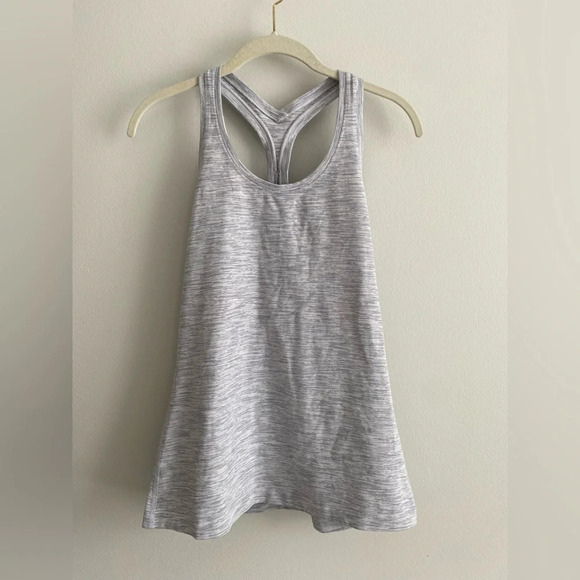 LULULEMON Cool Racerback II Wee Are From Space Nimbus Battleship Size 6-8 - Picture 4 of 15